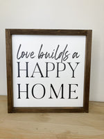 Love Builds a Happy Home