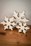 White Faced Wood Snowflakes (Door Buster)