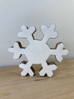 Snowflake With White Face