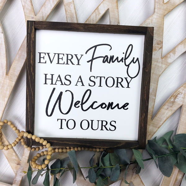12x12 Every Family Has A Story
