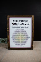 Daily Affirmations Sign