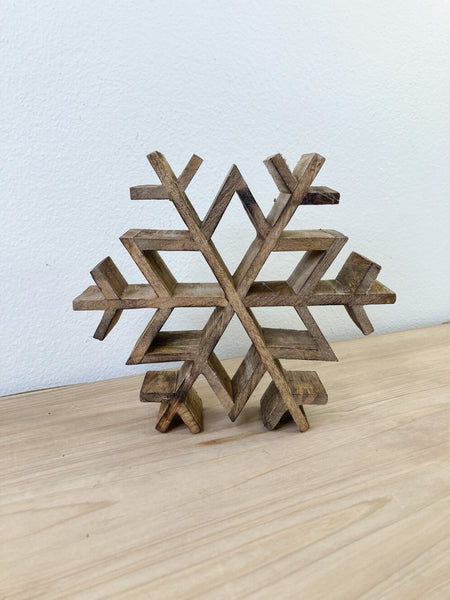 Wood Snowflakes