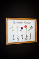 Grandma’s Garden Custom Sign
