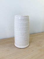 Natural Tall Striped Vases