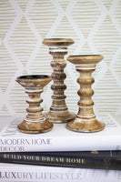 Manor Wooden Candle Stands