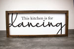 This Kitchen Is For Dancing