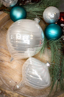 Pearl White Drop Ornaments