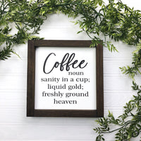 6x6 Coffee Noun (Sanity)