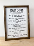 Toilet Jokes Bathroom Sign