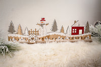 Wooden Christmas City Countdown
