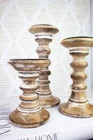 Manor Wooden Candle Stands