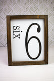 8x10 Family Number Sign