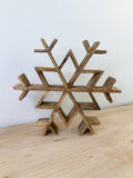 Wood Snowflakes