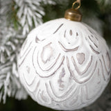 White Pattern Ornament