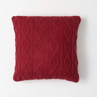 Winterberry Cable Knit Sweater Pillow