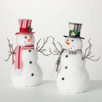 Whimsical Snowman Figurine
