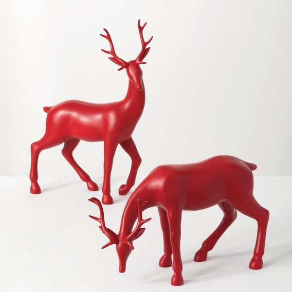 Red Tabletop Deer