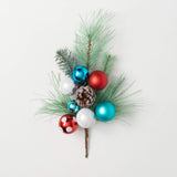 Retro Ornament Pine Pick
